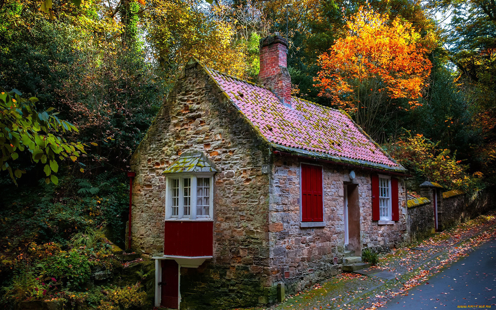 Осенний домик в Англии